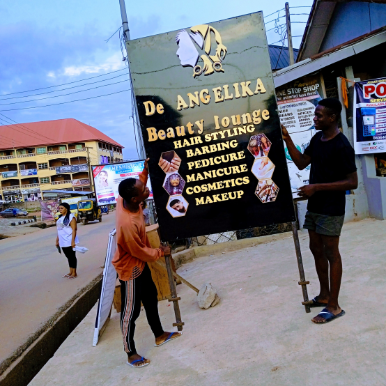 Ocelot design signage